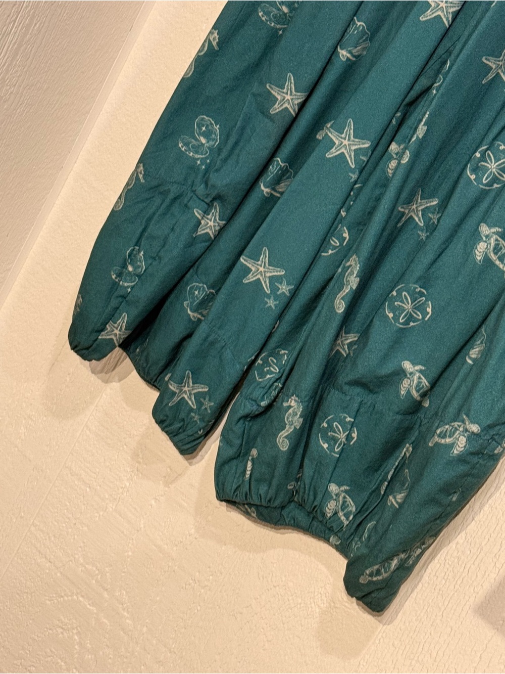 Moonflower printed pull-on balloon Pants NWOT under the sea - Picture 3 of 8